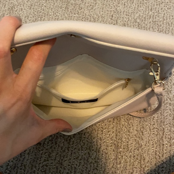 Lulus pale pink cream clutch - Picture 4 of 5